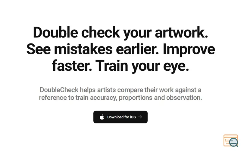 Screenshot of DoubleCheck