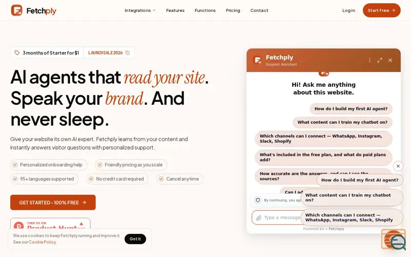 Screenshot of Fetchply