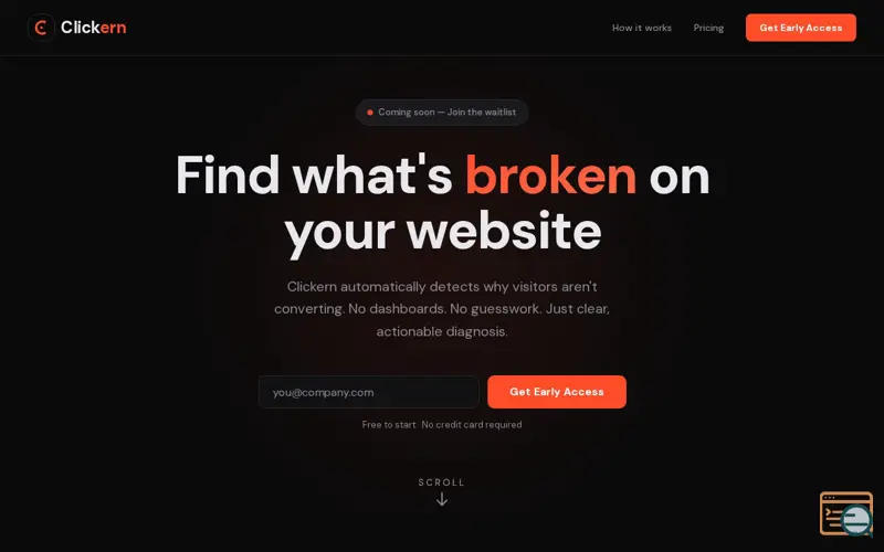 Screenshot of Clickern