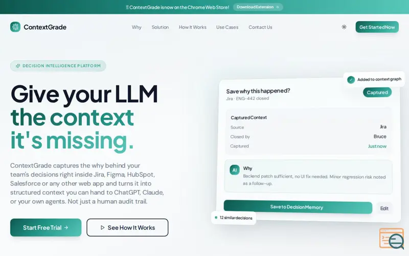 Screenshot of ContextGrade