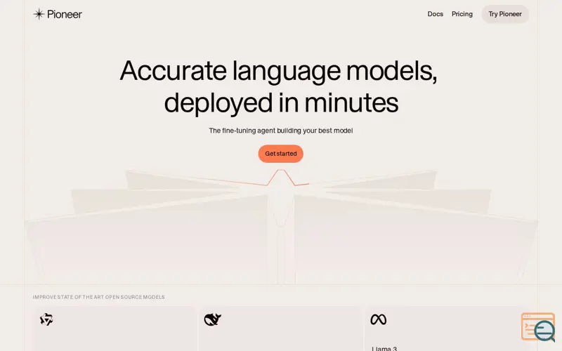 Screenshot of Pioneer