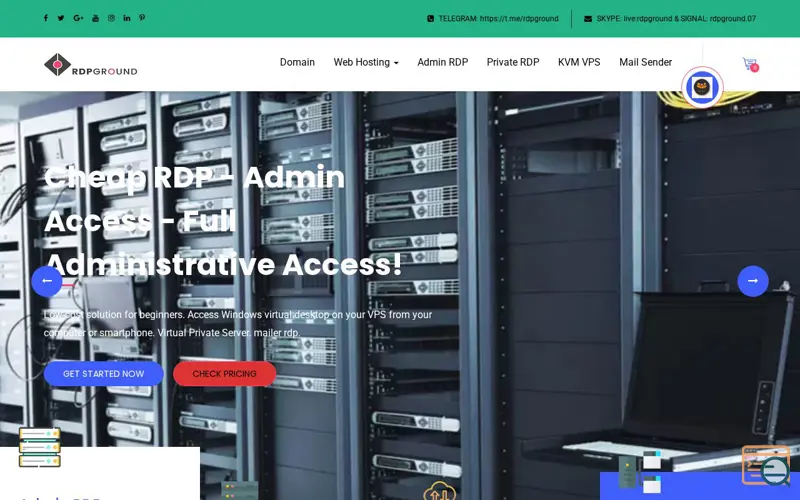 Screenshot of RDPGround - Full admin access powerful 
