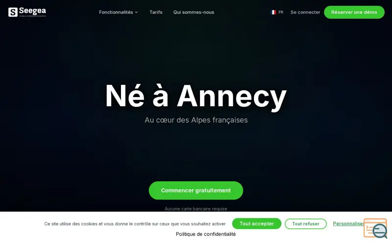 Screenshot of SEEGEA