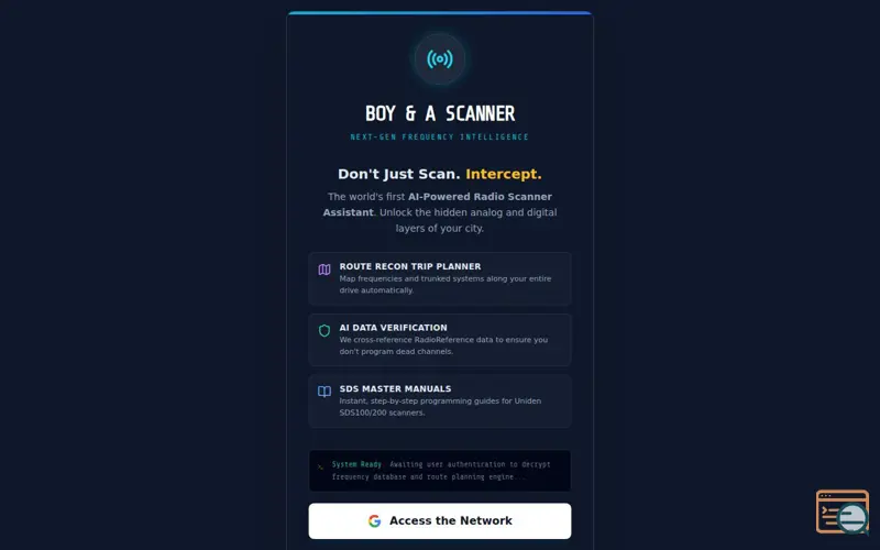 Screenshot of Boy and a Scanner