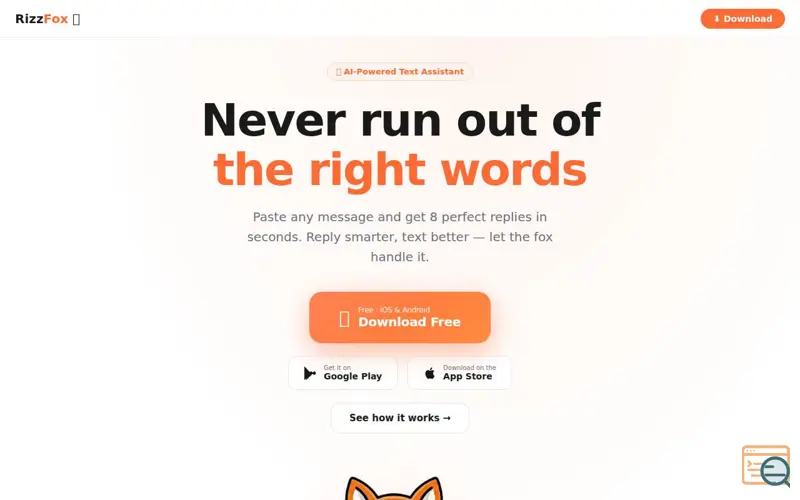Screenshot of RizzFox