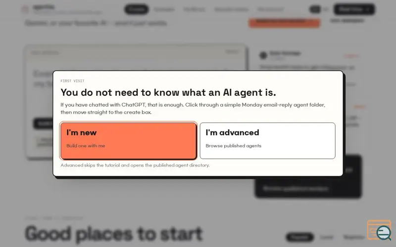 Screenshot of Agentlas