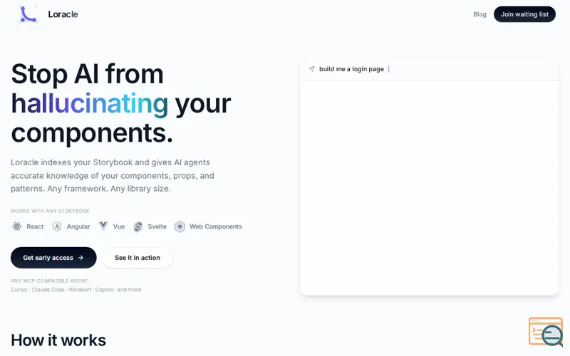 Screenshot of Loracle