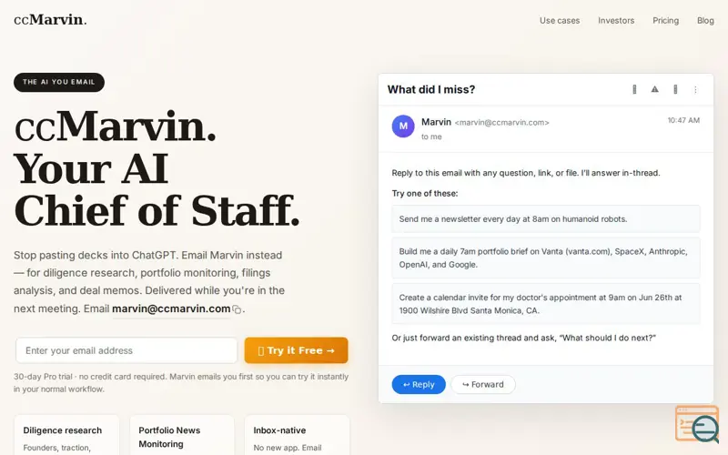 Screenshot of ccMarvin