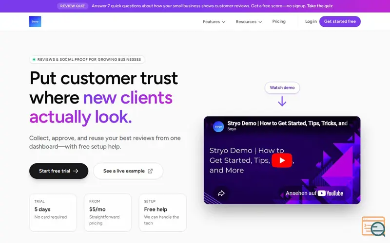 Screenshot of Stryo