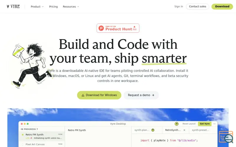 Screenshot of Vyre IDE