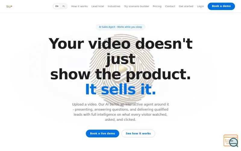 Screenshot of TVGO
