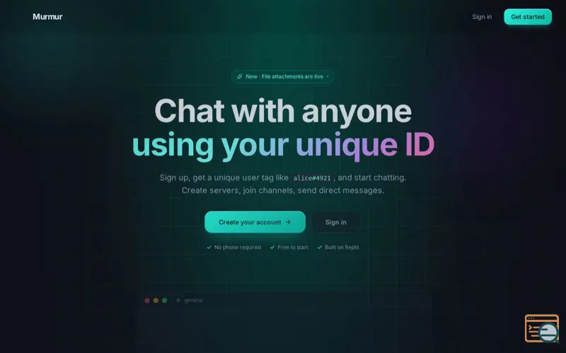 Screenshot of Murmur