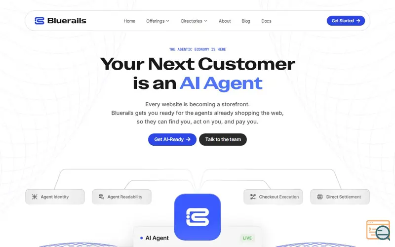 Screenshot of Bluerails Discovery 