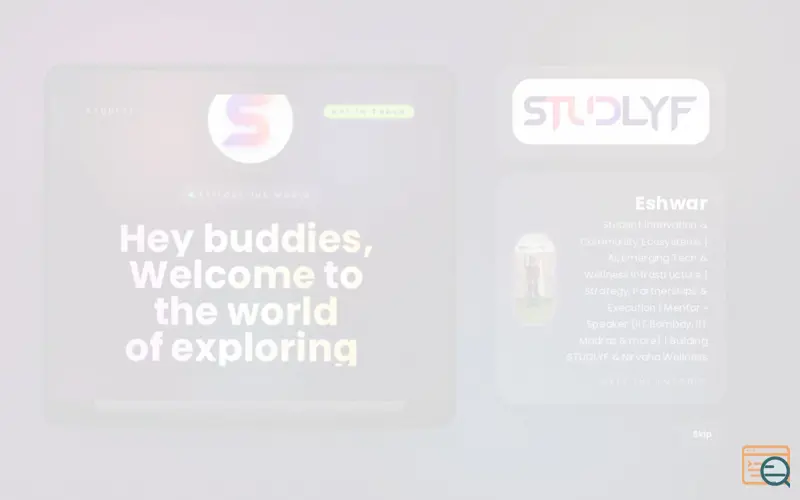 Screenshot of Building the Student Internet