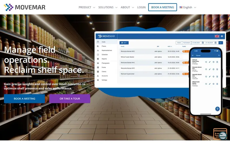 Screenshot of Movemar