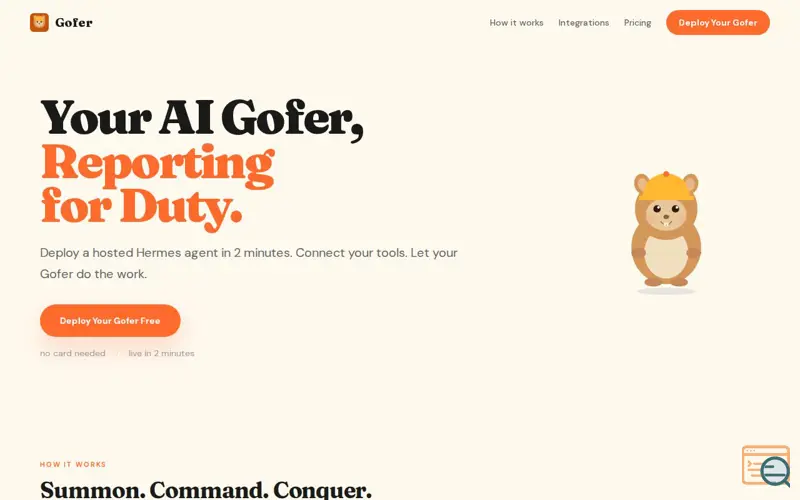 Screenshot of Gofer