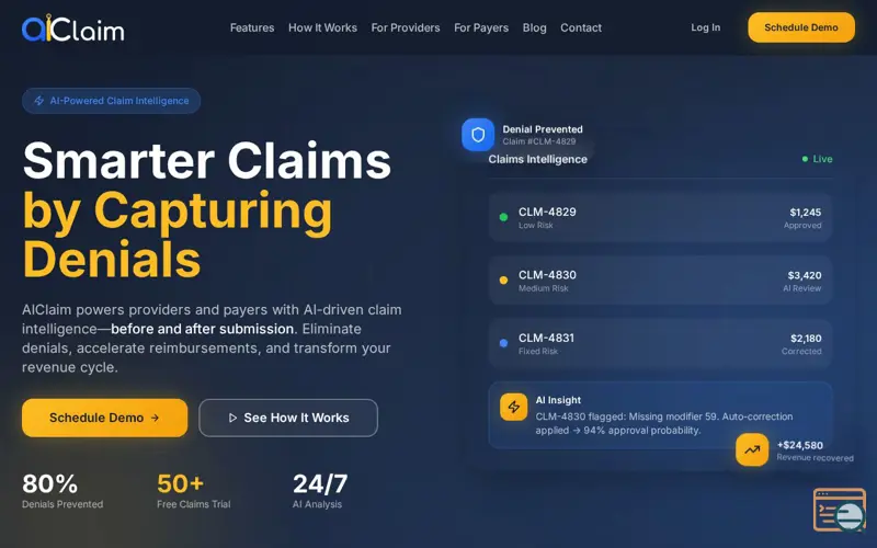 Screenshot of Aircm