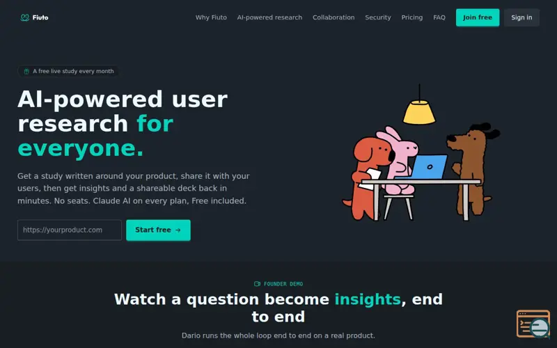Screenshot of Fiuto