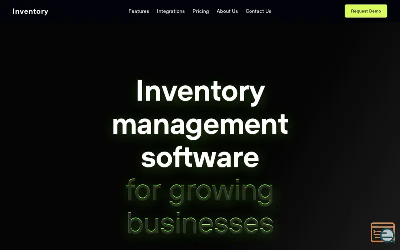Screenshot of Inventory Management Software