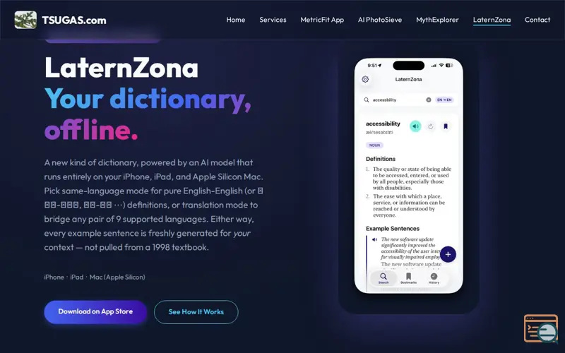 Screenshot of LaternZona