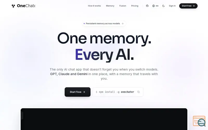 Screenshot of OneChater