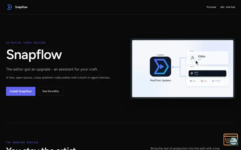 Screenshot of Snapflow