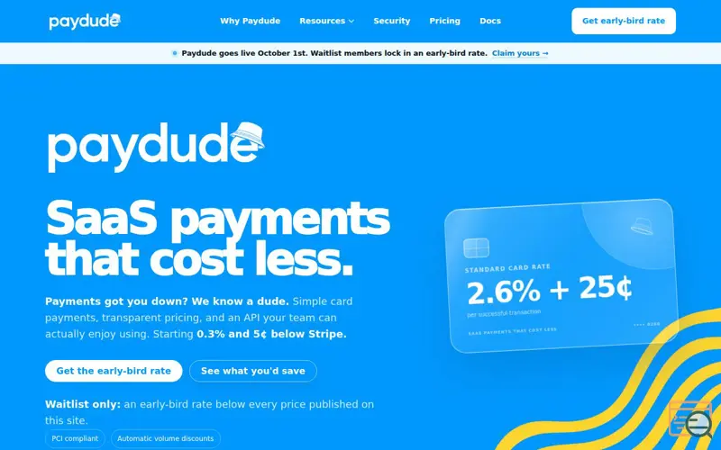 Screenshot of Paydude — Payments without the heavy fees