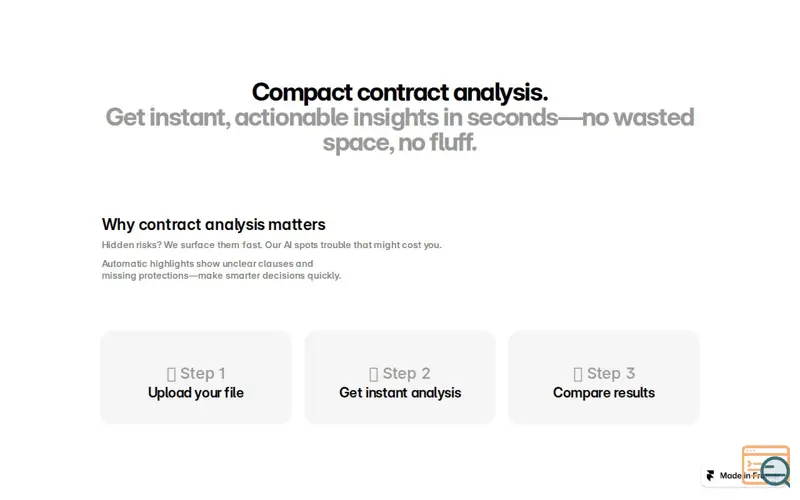 Screenshot of ClauseGuard