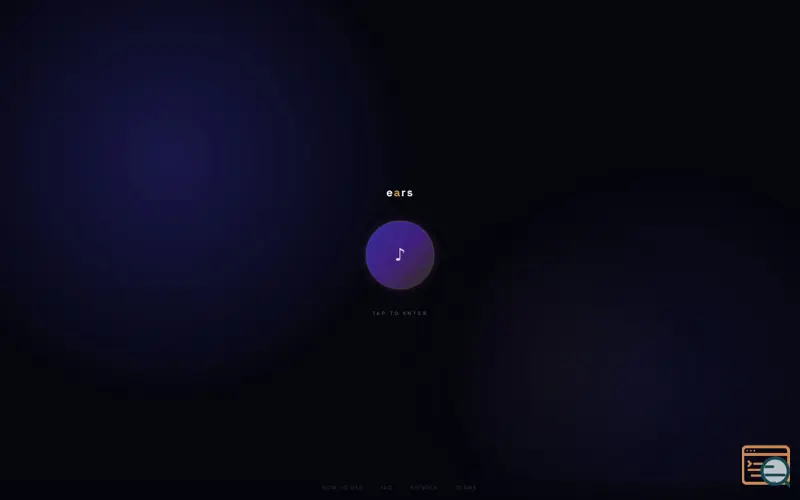 Screenshot of EARS