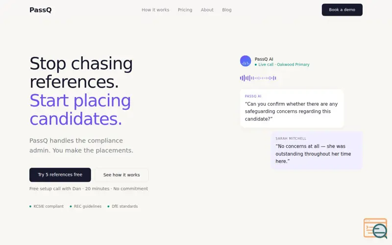 Screenshot of PassQ