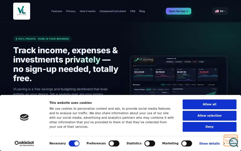 Screenshot of VLsaving