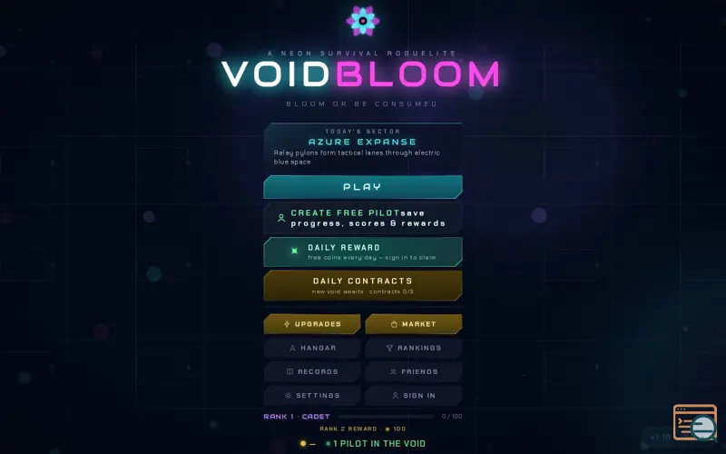 Screenshot of Voidbloom