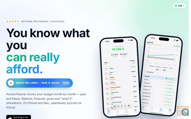 Screenshot of Pocket Planner