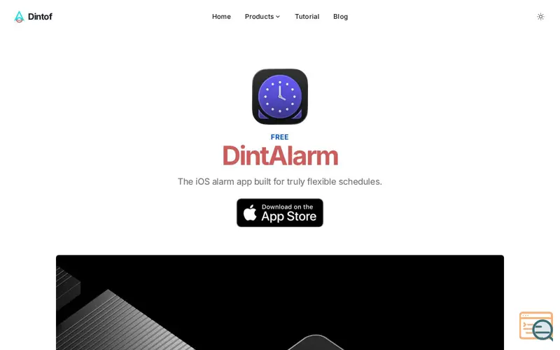 Screenshot of DintAlarm - Custom Alarm