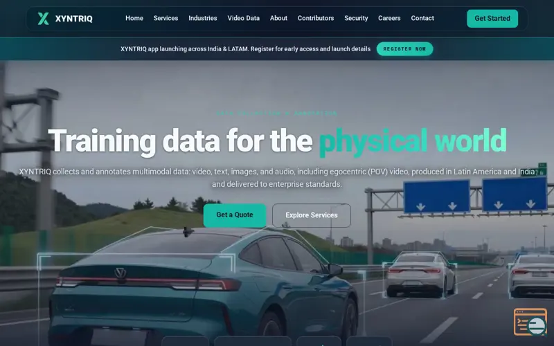 Screenshot of XYNTRIQ