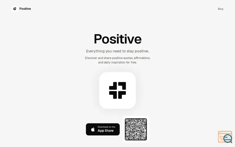 Screenshot of Positive