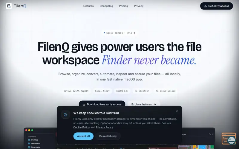 Screenshot of FilenQ