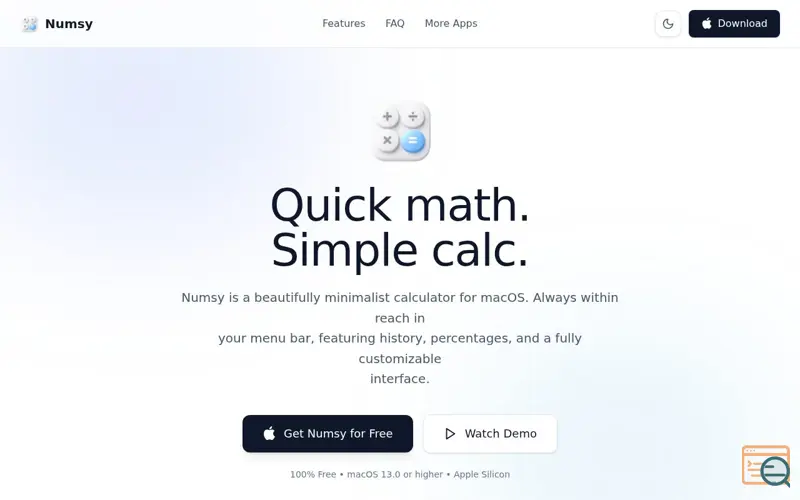 Screenshot of Numsy