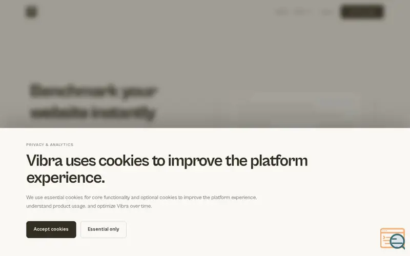 Screenshot of Vibra