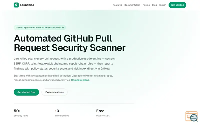 Screenshot of Launchioo