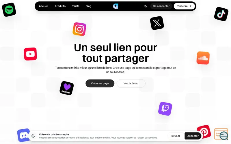 Screenshot of Gliint