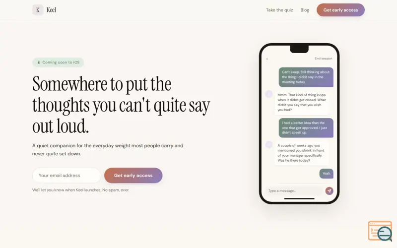 Screenshot of Keel