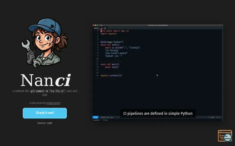 Screenshot of Nanci