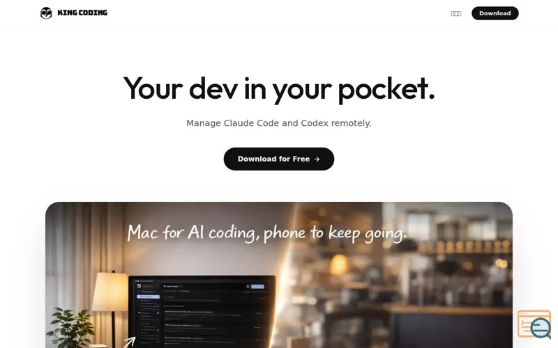 Screenshot of KingCoding