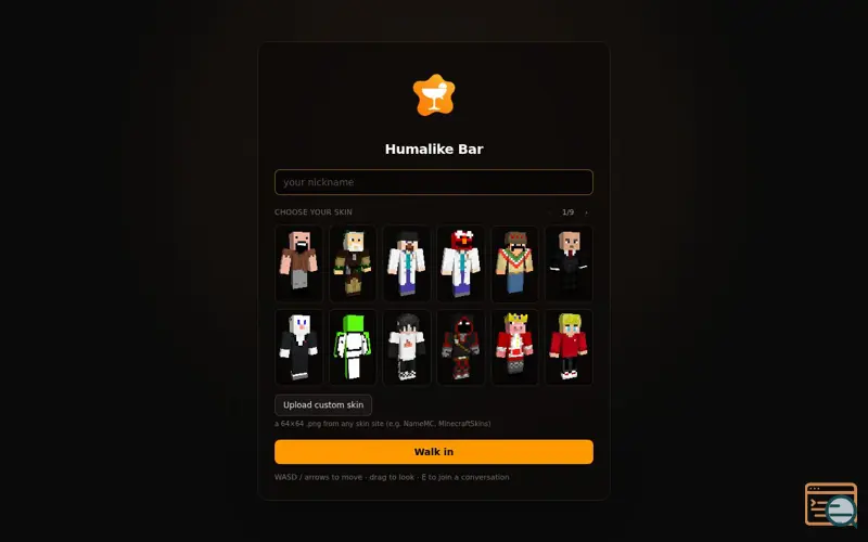 Screenshot of Humalike Bar