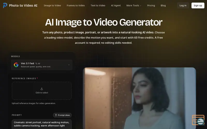 Screenshot of Photo to Video AI