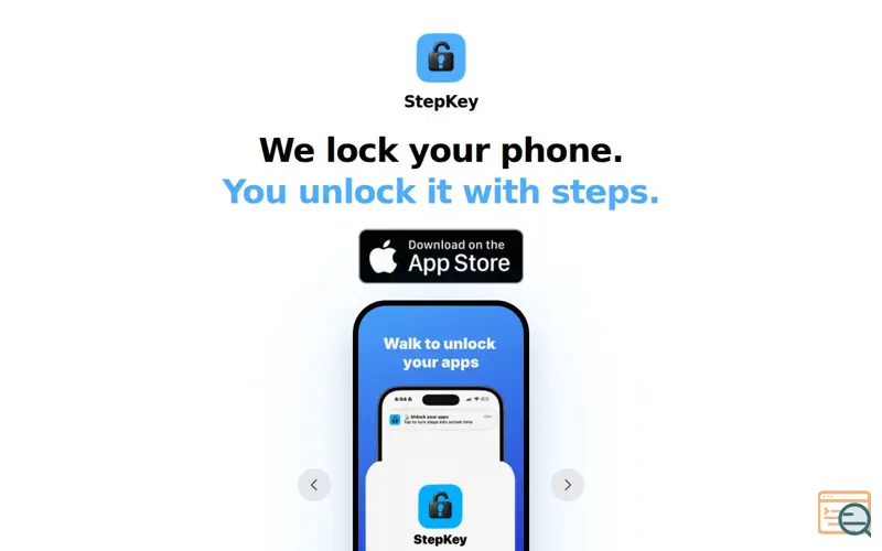 Screenshot of StepKey