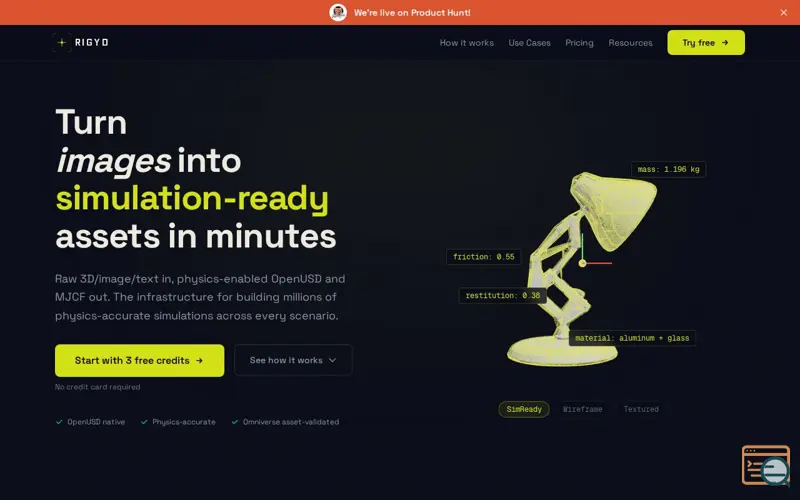 Screenshot of Rigyd