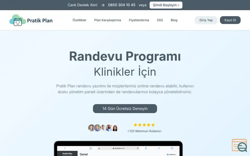Screenshot of PratikPlan.com