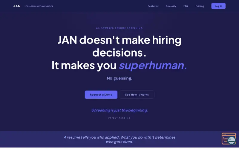 Screenshot of JAN 